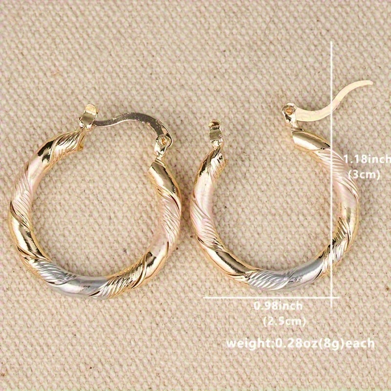 Pendientes redondos vintage