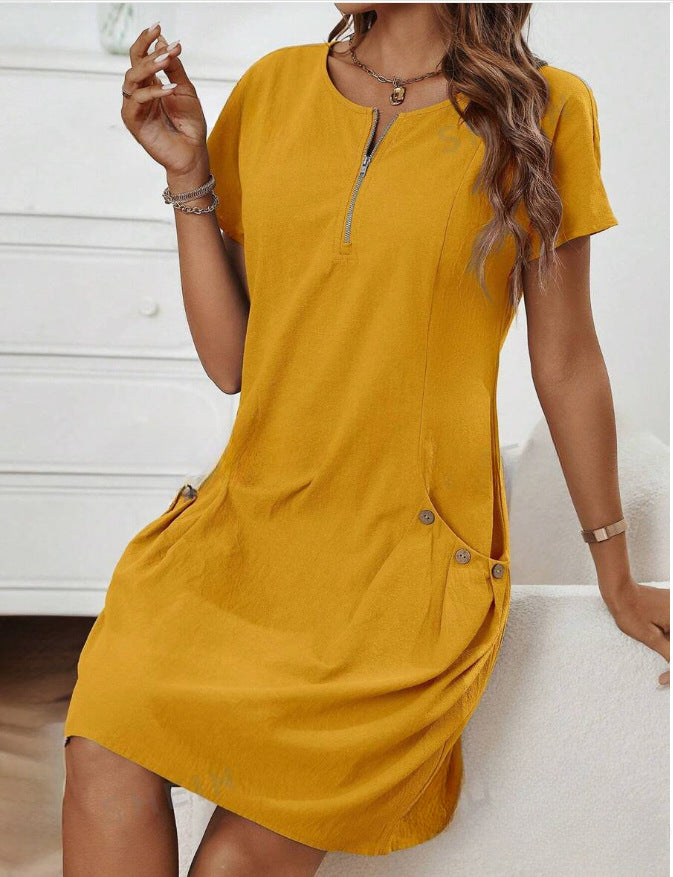 Inés™ | Vestido relajado con detalles encantadores
