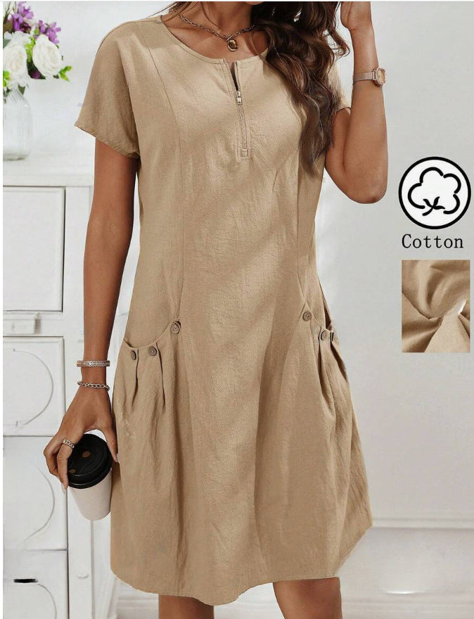 Inés™ | Vestido relajado con detalles encantadores