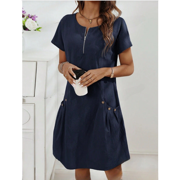 Inés™ | Vestido relajado con detalles encantadores