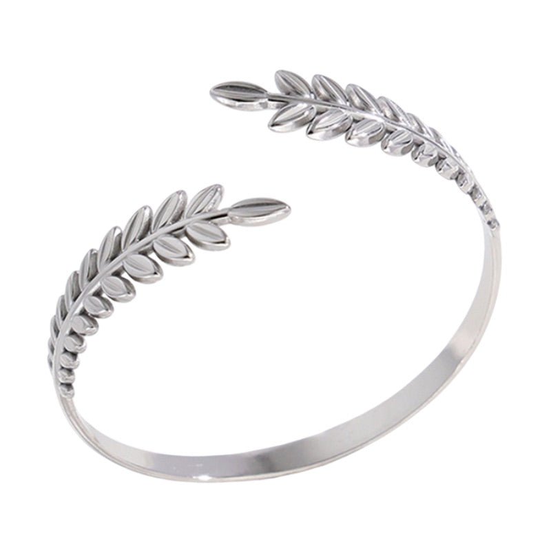 Pulsera con motivo de hoja