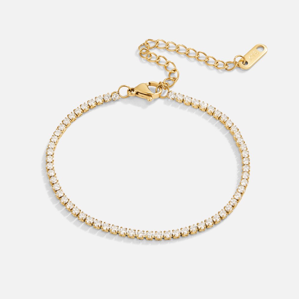 Pulsera de Tenis en Oro