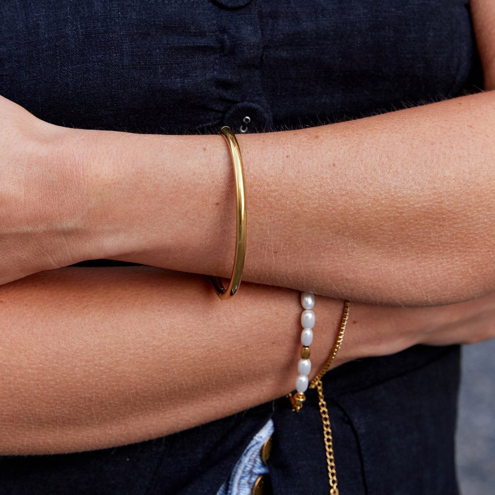 Pulsera clásica de oro