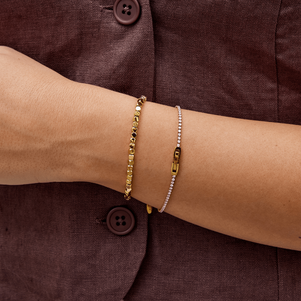 Pulsera Cubo de Oro