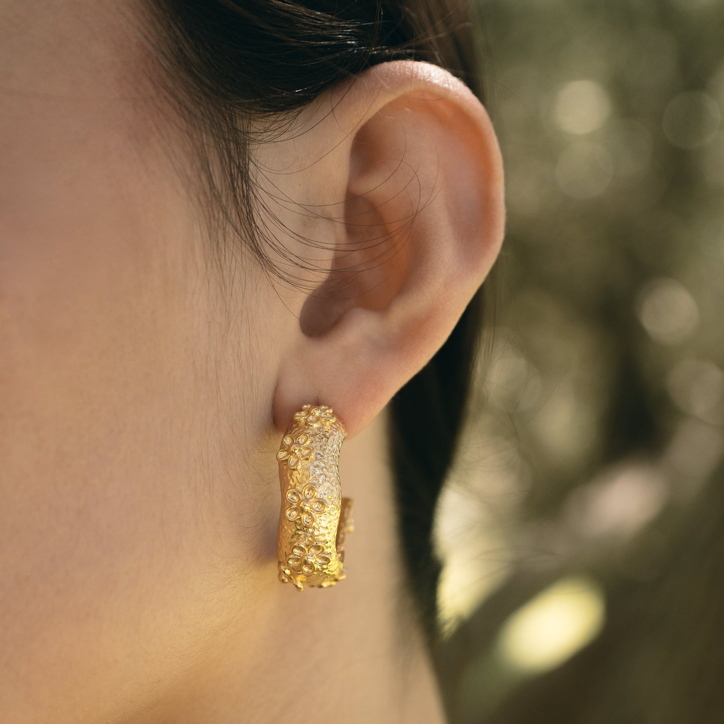 Aros Demi Floréa - Dorado