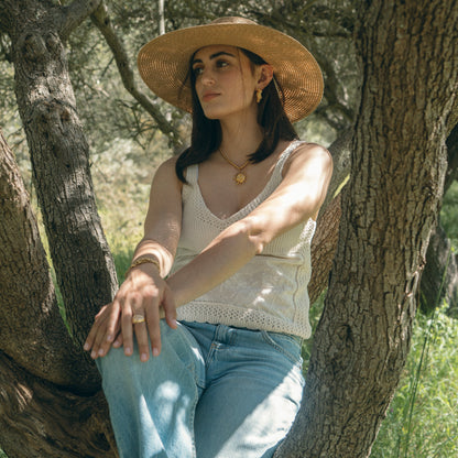 Aros Demi Floréa - Dorado