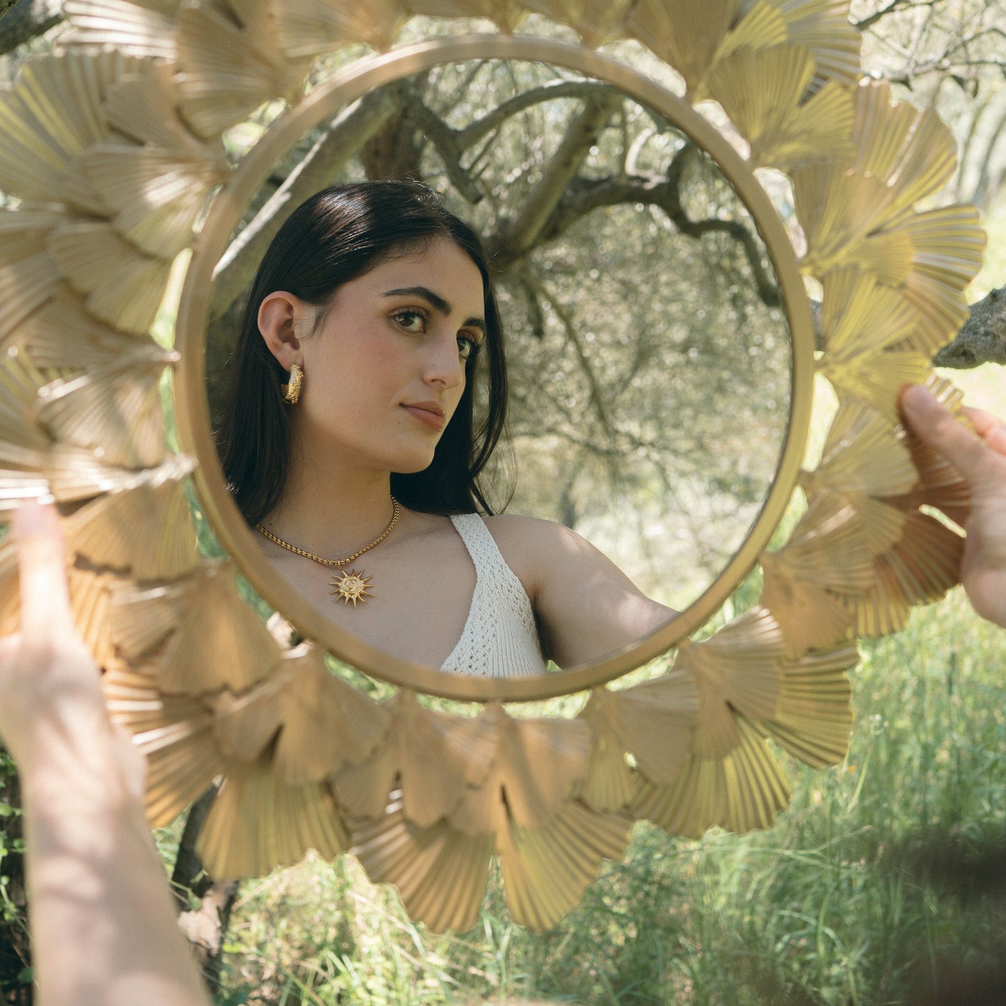 Aros Demi Floréa - Dorado