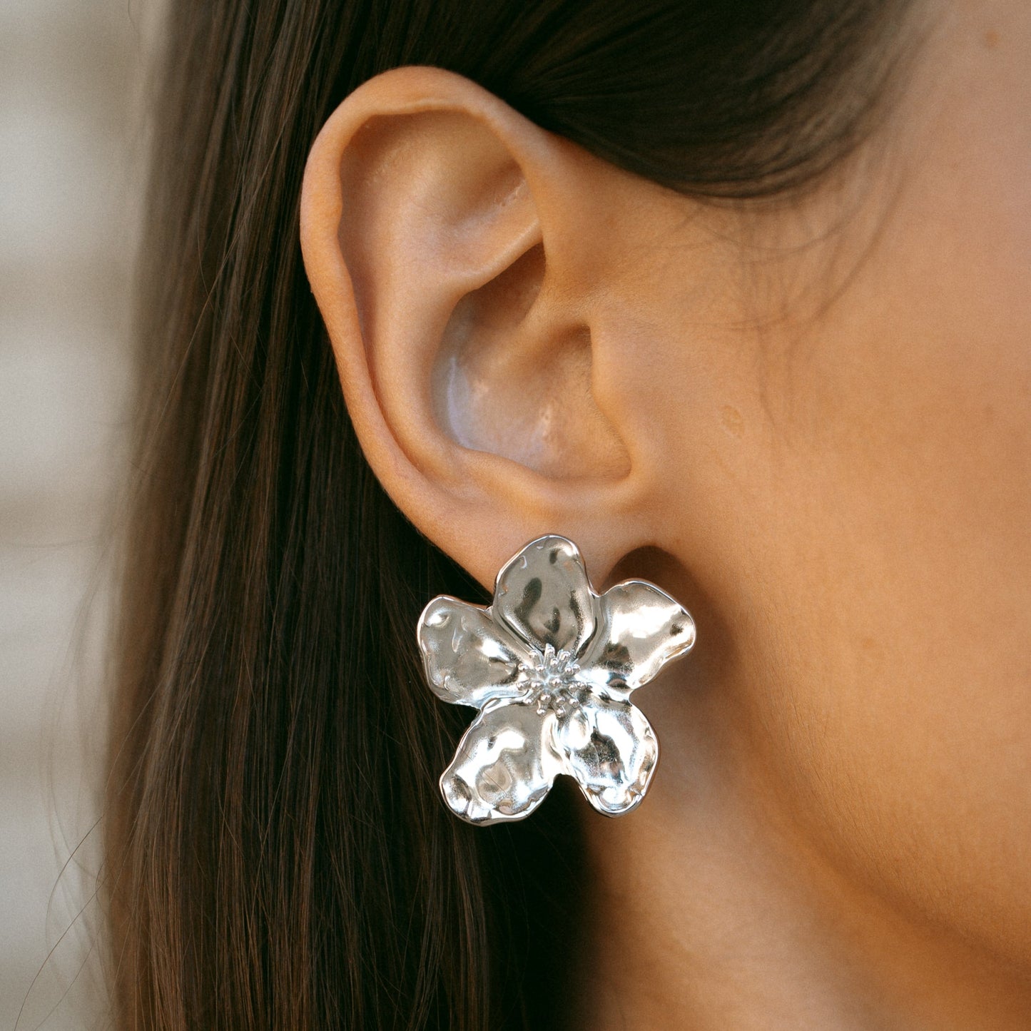 Pendientes de flor de Hibisco