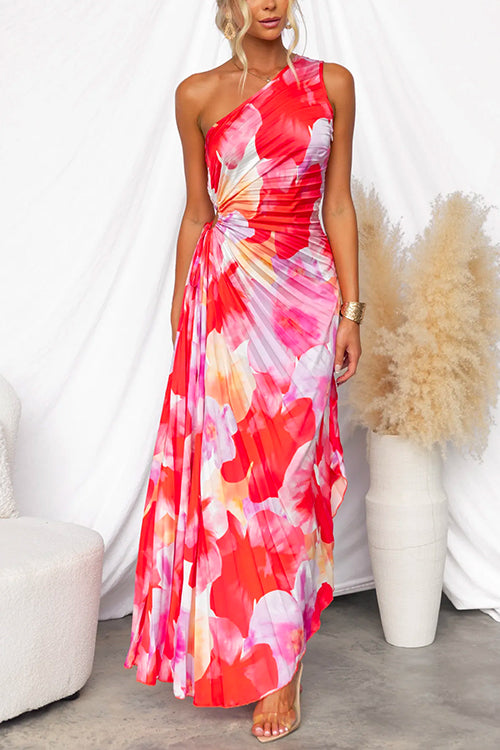 Belle Paris Mode ™ | Robe Katie – Plissée Asymétrique d’Été