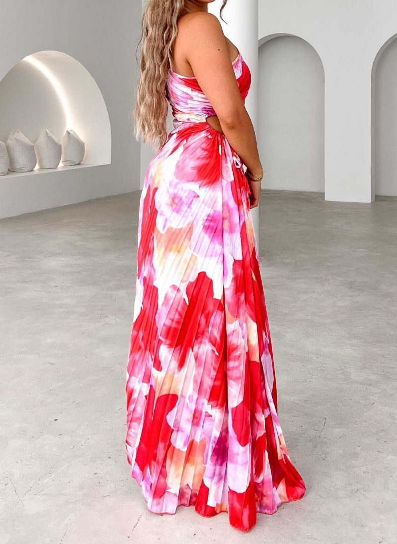 Belle Paris Mode ™ | Robe Katie – Plissée Asymétrique d’Été