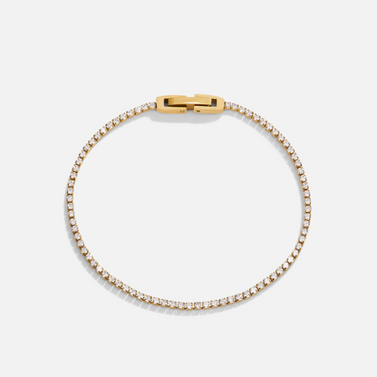 Pulsera de oro cristal