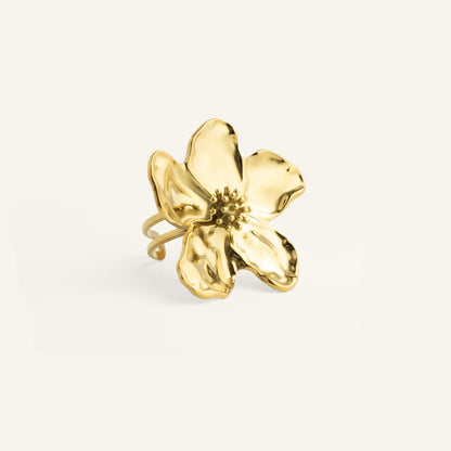 Anillo Flor Hibisco