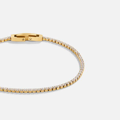 Pulsera de oro cristal