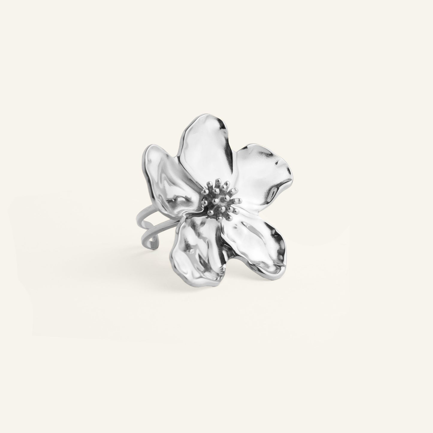 Anillo Flor Hibisco