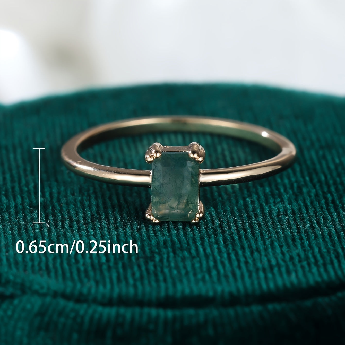 Anillo en m³ocaht natural