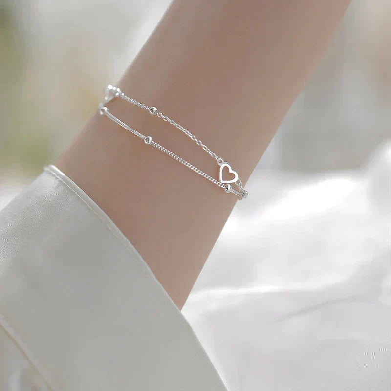 Pulsera Soft touch con corazón