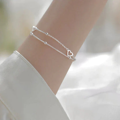 Pulsera Soft touch con corazón