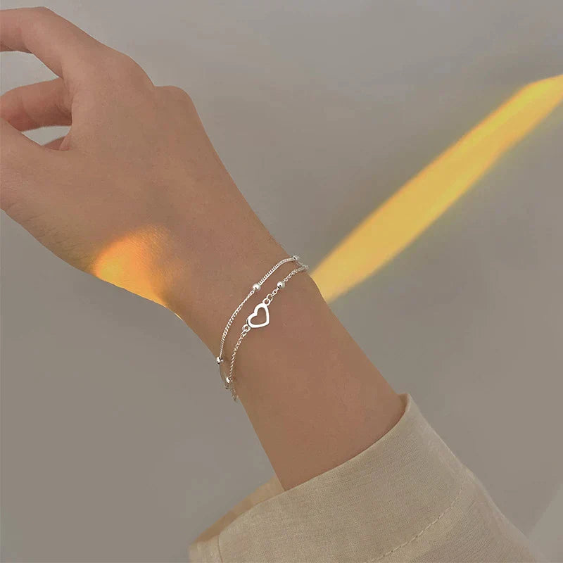 Pulsera Soft touch con corazón