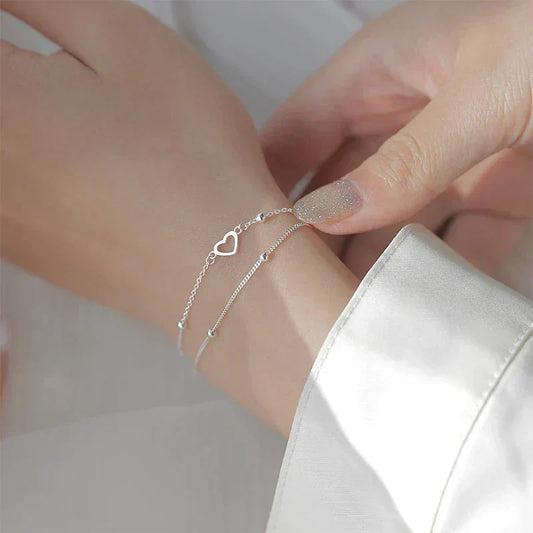 Pulsera Soft touch con corazón