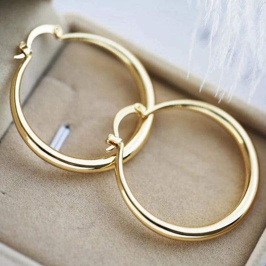 Bethany - Pendientes audaces de oro
