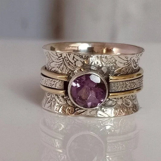 Anillo de meditación en cristal de Bohemia