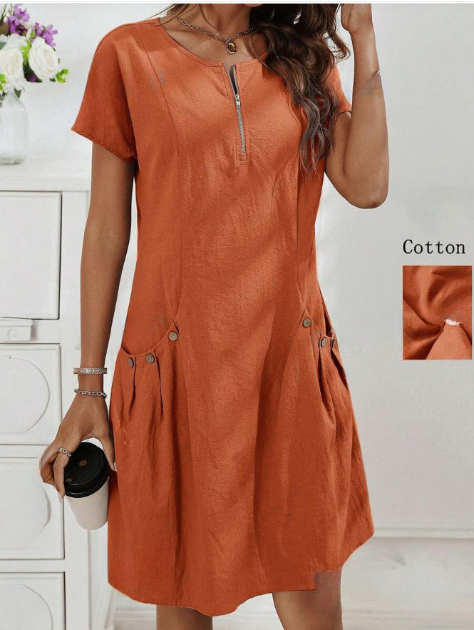 Inés™ | Vestido relajado con detalles encantadores