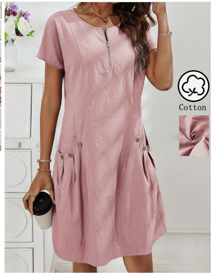 Inés™ | Vestido relajado con detalles encantadores
