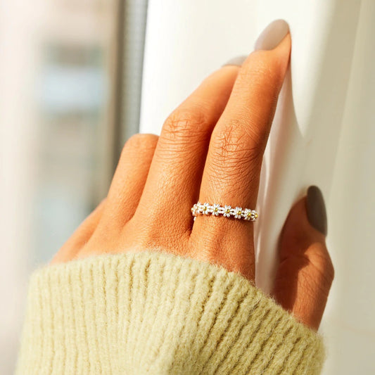 Anillo de flores lujoso para el jardín