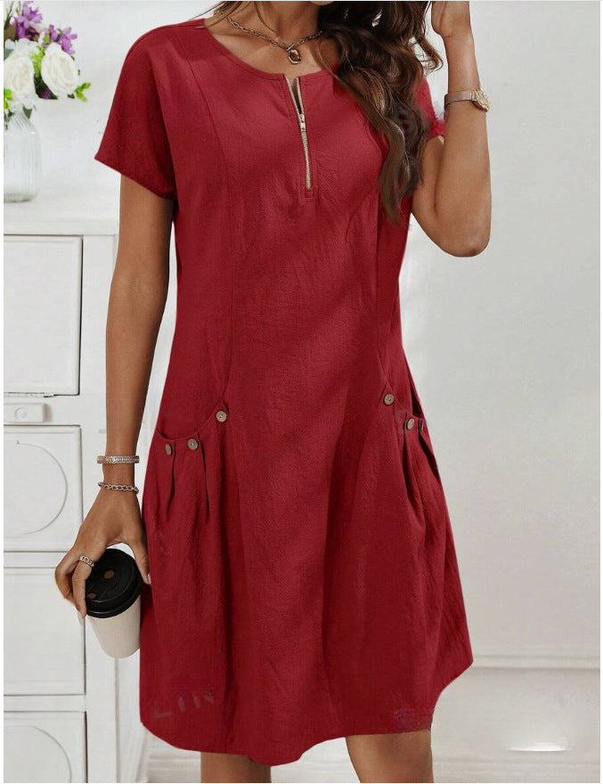 Inés™ | Vestido relajado con detalles encantadores