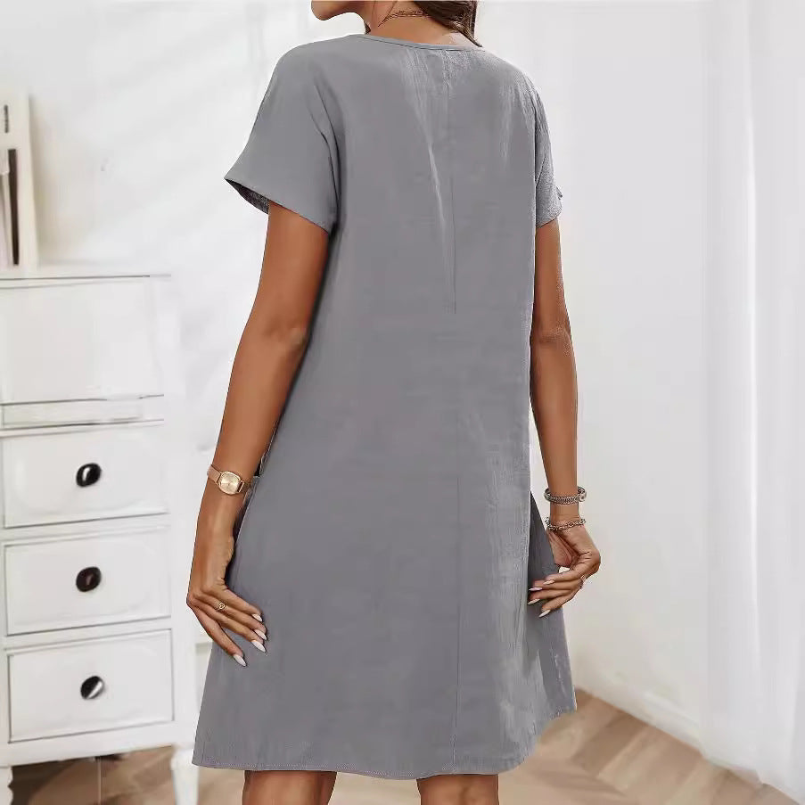 Inés™ | Vestido relajado con detalles encantadores