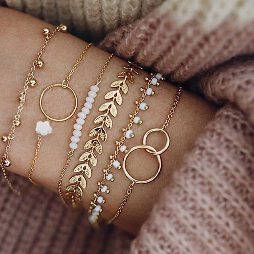 Paquete de Braccialetti Boho en oro