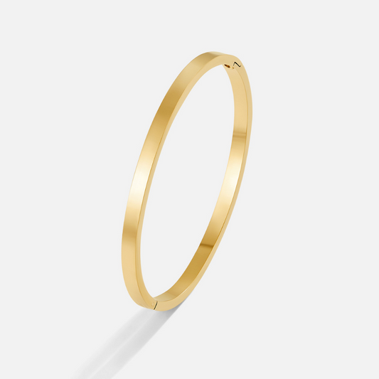 Pulsera rígida de oro