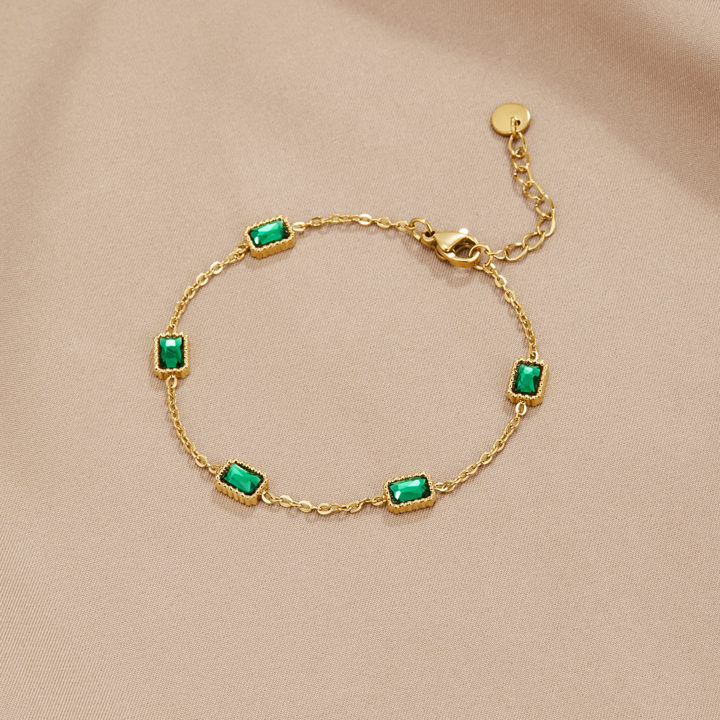 Pulsera Trinity Esmeralda