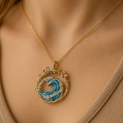 Collar Elegante de los Juramentos del Mar – Destaca tu amor por el océano