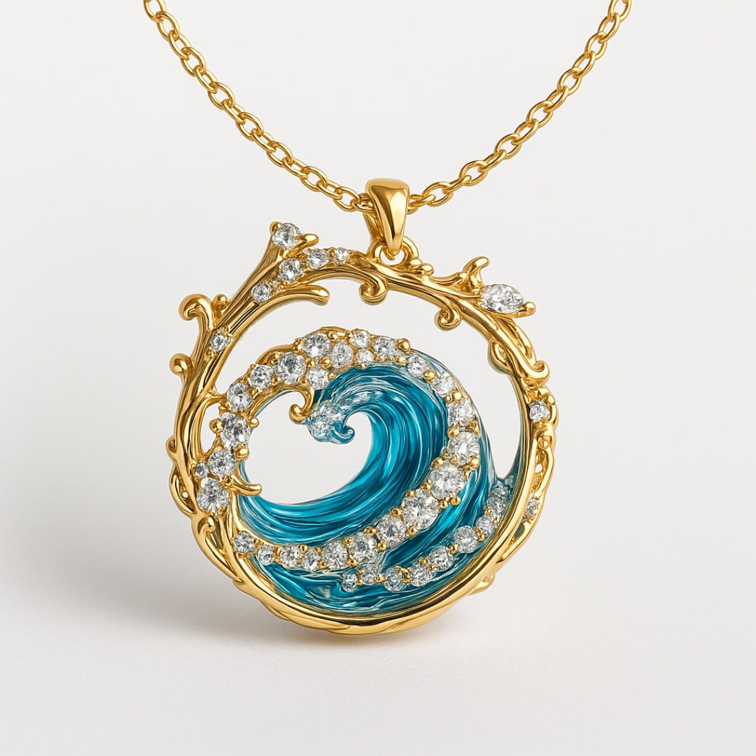 Collar Elegante de los Juramentos del Mar – Destaca tu amor por el océano