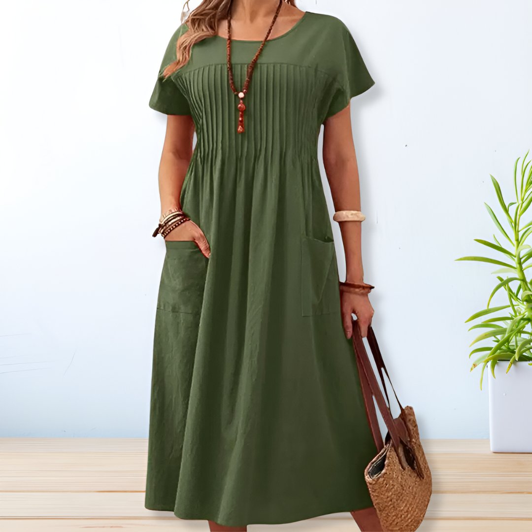 Josefina™ | Vestido elegante con bolsillos que se adapta a tu día