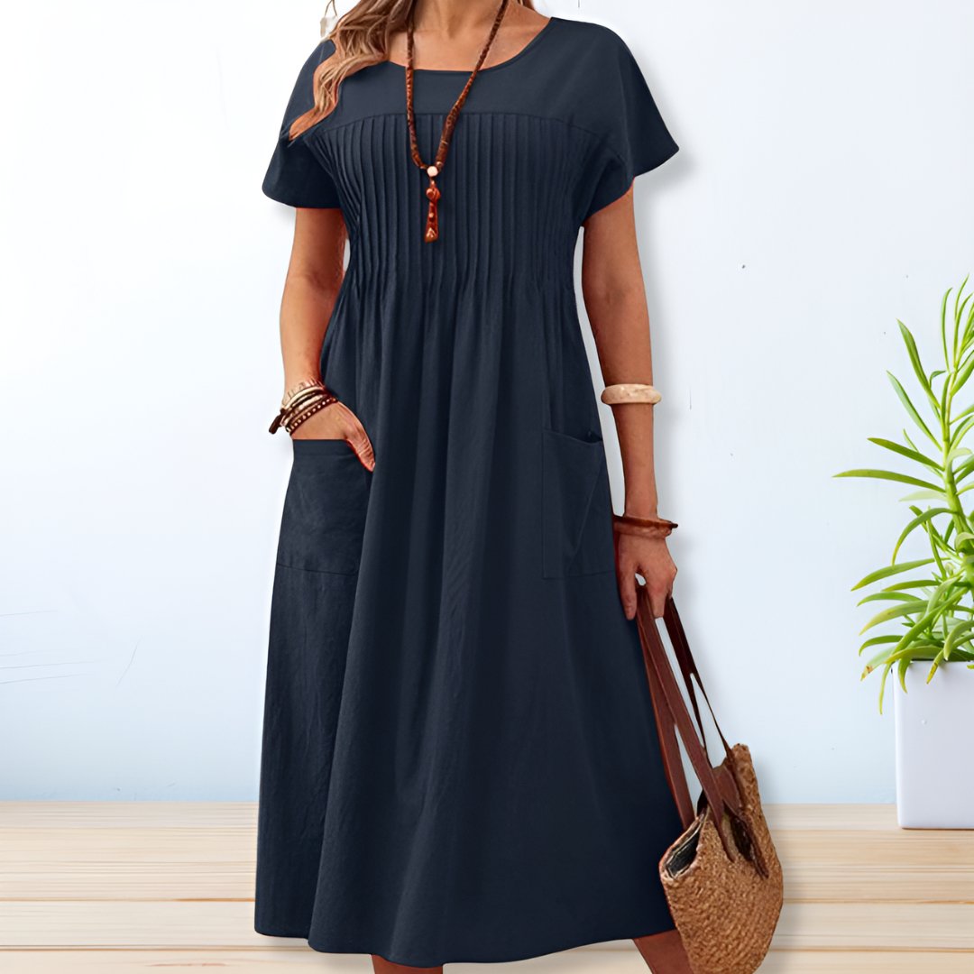 Josefina™ | Vestido elegante con bolsillos que se adapta a tu día