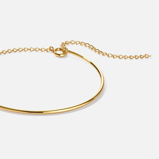 Pulsera simple de oro