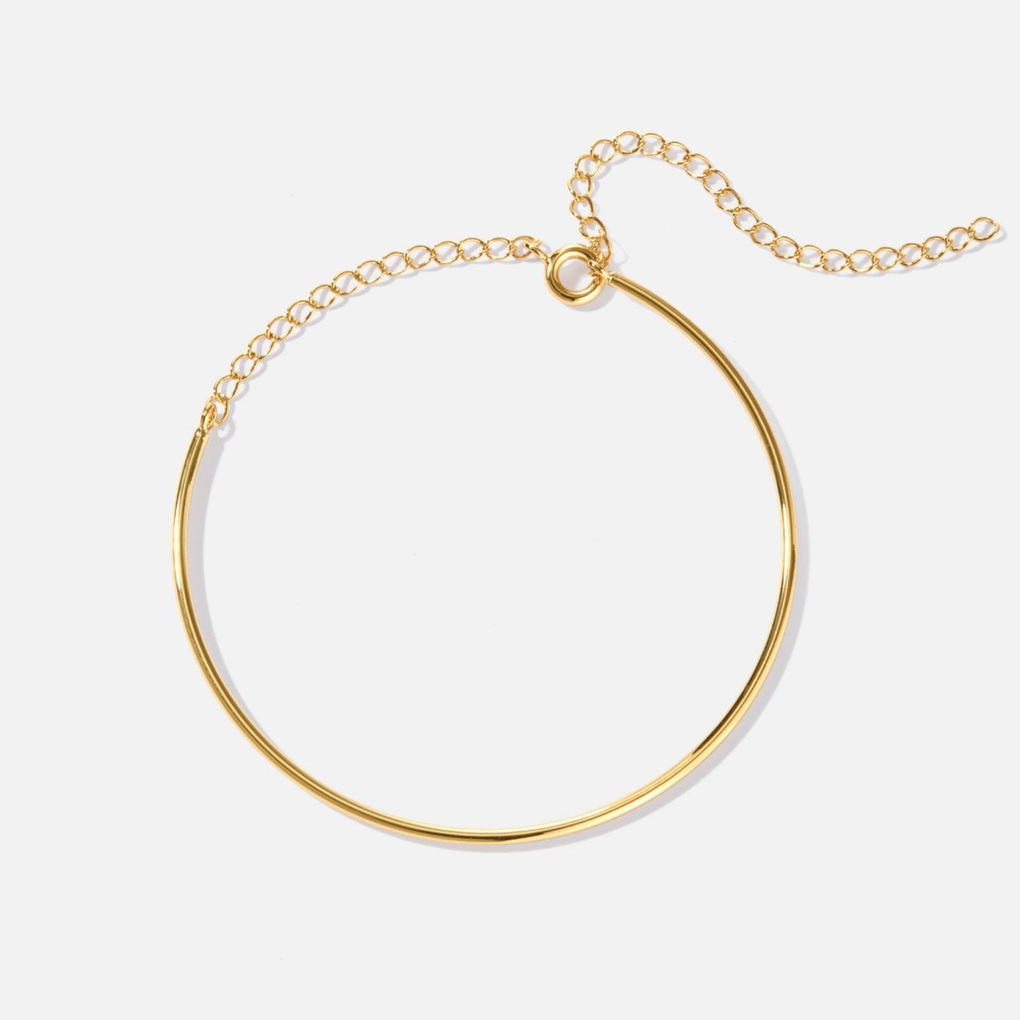 Pulsera simple de oro