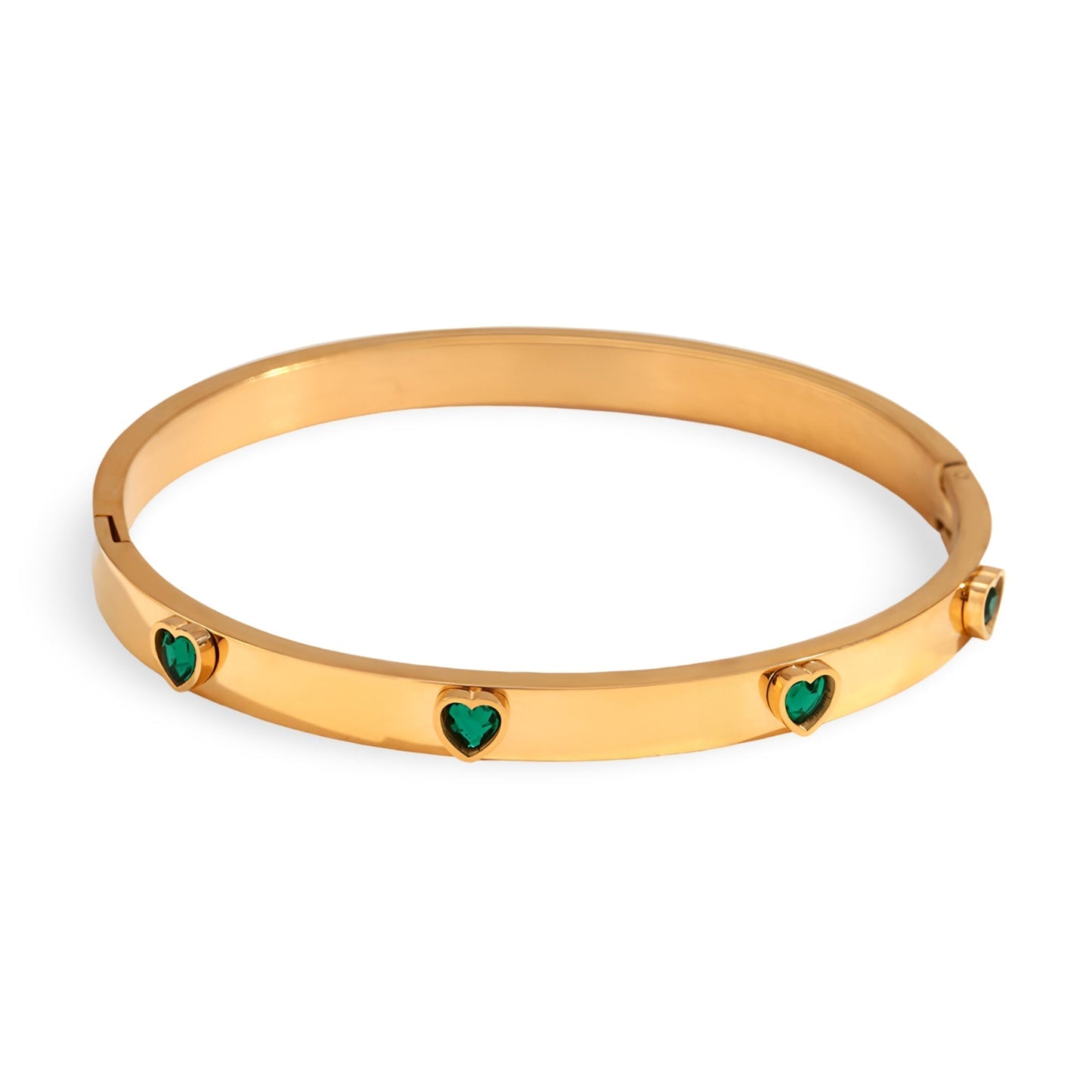 Pulsera con corazones
