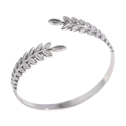 Pulsera con motivo de hoja
