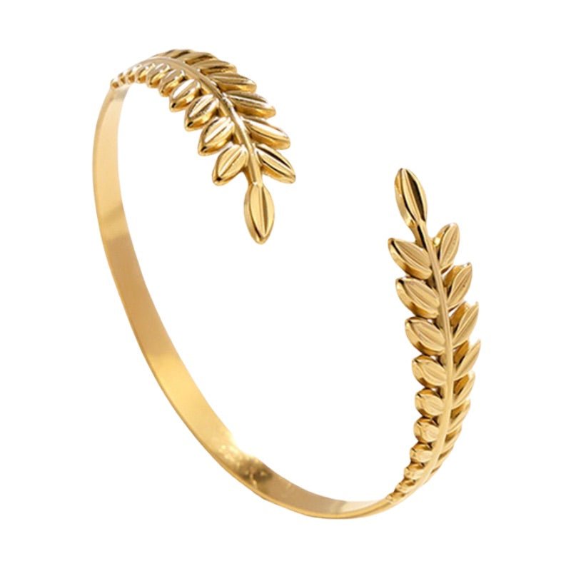 Pulsera con motivo de hoja