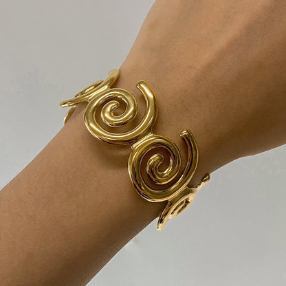 Pulsera Miranda Oro Rizado
