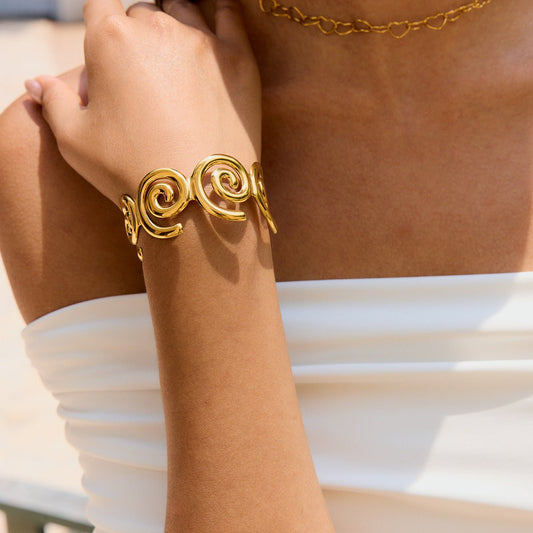Pulsera Miranda Oro Rizado