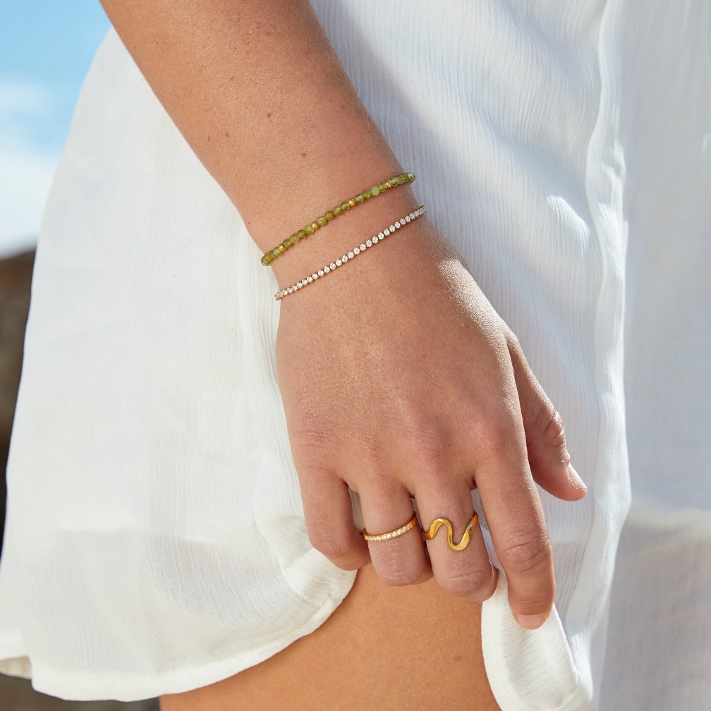Pulsera de Tenis en Oro
