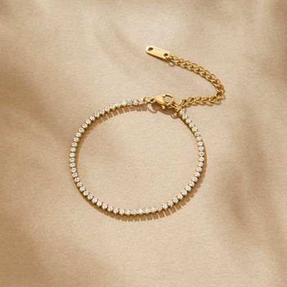 Pulsera de Tenis en Oro
