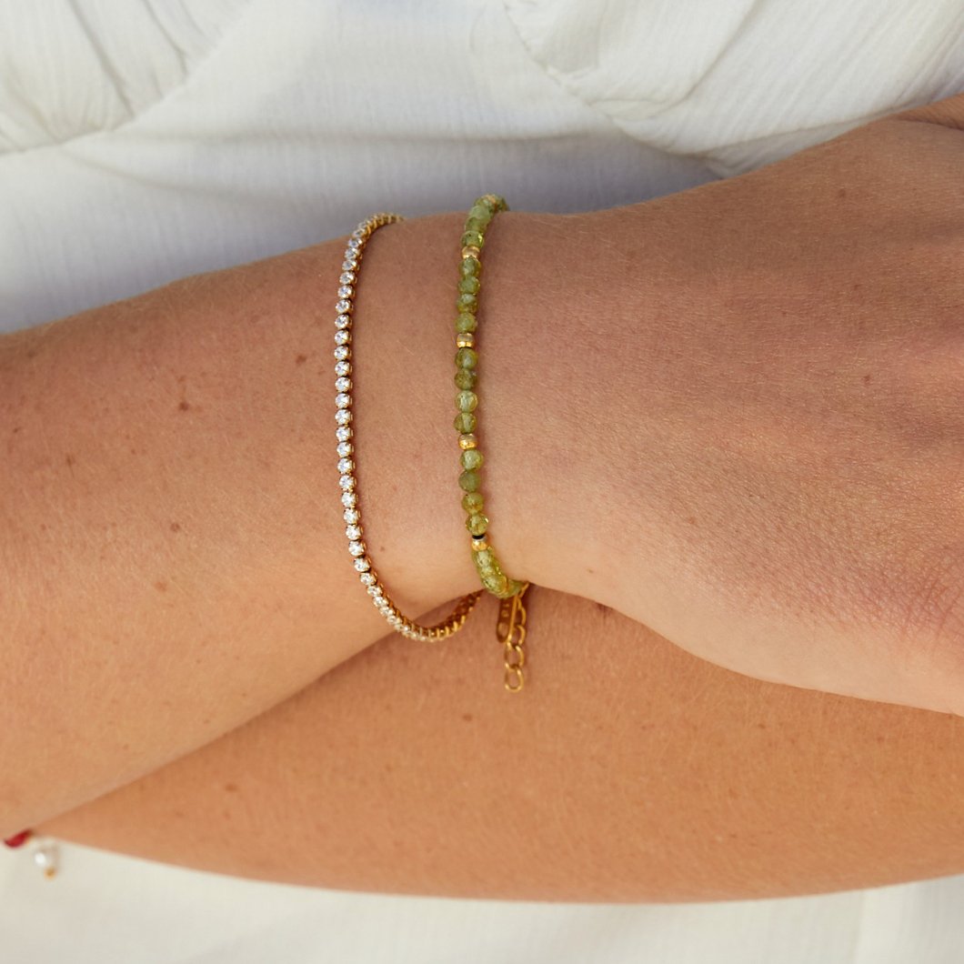 Pulsera de Tenis en Oro
