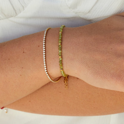 Pulsera de Tenis en Oro