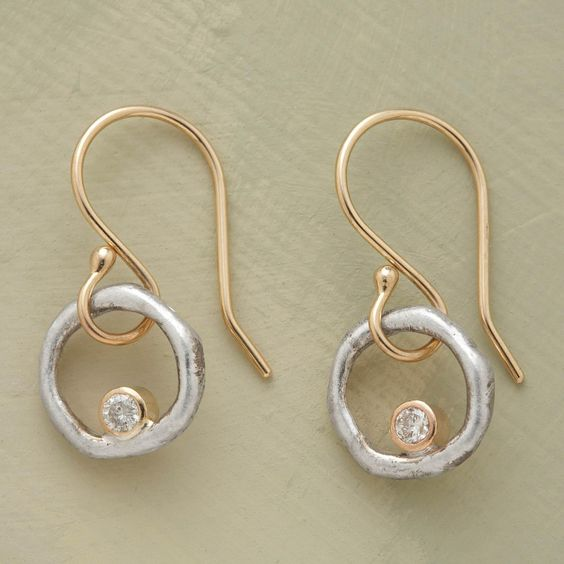 Pendientes de zirconia vintage Laura