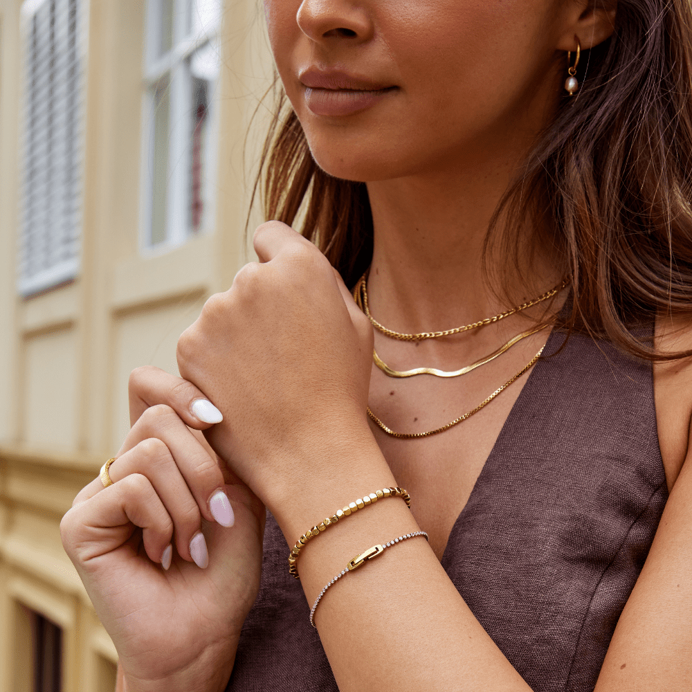 Pulsera Cubo de Oro